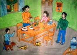 Cảm nghĩ của em về mẹ